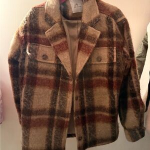 Anine Bing Cozy Checkered Jacket